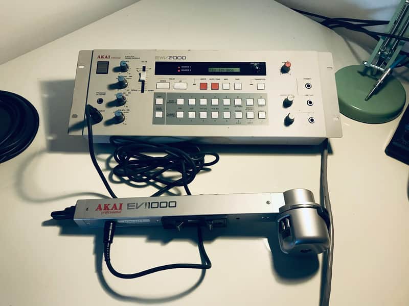 Akai EVI 1000 EWV 2000 Analog Wind Synthesizer 1980s | Reverb