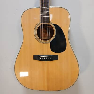 Vintage 1973 Morris W-40 Dreadnought w/ Original Hard Shell Case image 5