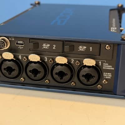 Zoom F8 Multitrack Field Recorder 2018 - 2020 - Black / Blue image 3
