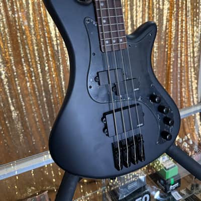 Schecter Stiletto Stealth-4 Active 4-String Bass 2010s - Satin Black image 1