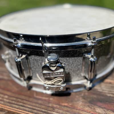 Rogers PowerTone 5x14" 8-Lug Wood Snare Drum 1963 - 1973 - Silver Sparkle Pearl image 2