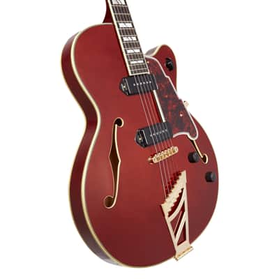 D'Angelico DAE59VIOGT EXCEL 59 Single Cutaway Hollowbody 6-String Electric Guitar w/Deluxe Hard Case image 2