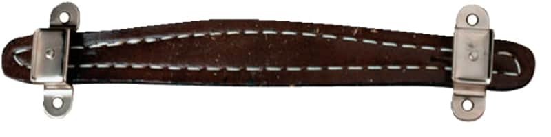 Fender Pure Vintage Stitched Leather Amplifier Handle, Brown, 2-Screw Mount image 1