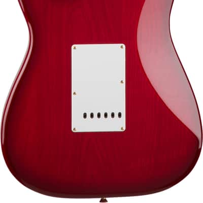 Fender Richie Kotzen Signature Stratocaster Electric Guitar, Maple Fingerboard, Transparent Red Burst image 3