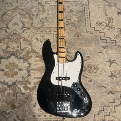 Fender MIM Geddy Lee Jazz Bass 2012 - Present - Black image 1
