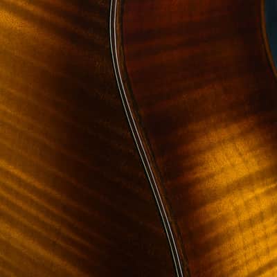 Martin GP Custom Flamed Maple and Sitka Spruce Full Body Ambertone Burst Grand Performance Used (2023) image 18