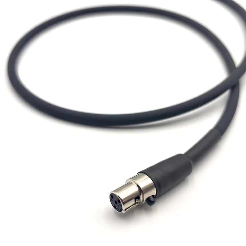 0.5m - SHURE (WA304) and Line 6 Replacement Cable (right-angle jack - locking 3.5mm jack) image 1