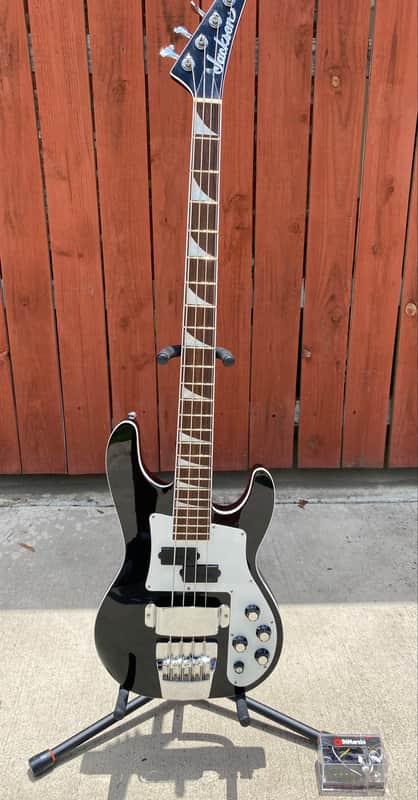 2021 Black Jackson CBXNT DX IV series Concert Bass w/ upgraded pickups (see description) image 1