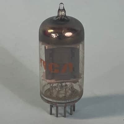 Vintage RCA 12AU7A ECC82 Long Plate Halo Getter Preamp Tube! T152 image 1