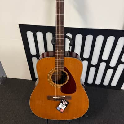 1973 made Vintage Acoustic Guitar Yamaha FG-160 GREEN Label Made