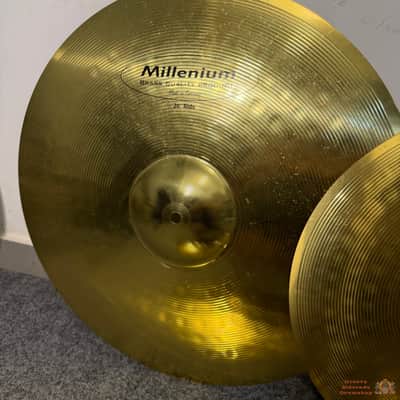 Millenium Brass 14,16,20 Cymbal Pack image 3