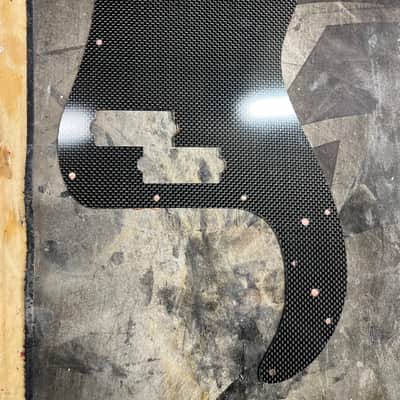 Madlad Instruments 3K Twill Carbon Fiber Precision Bass PBass pickguard (made with pride in north Texas) image 1