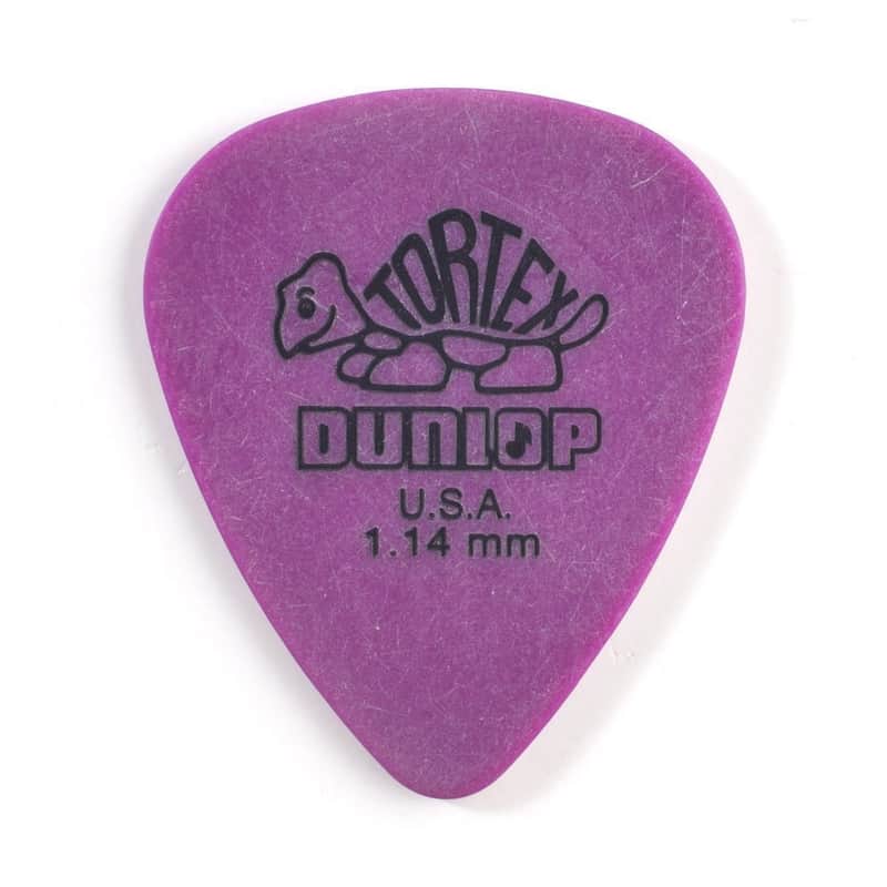 Dunlop 418P114 Tortex Standard 1.14mm Guitar Picks (12-Pack) image 1