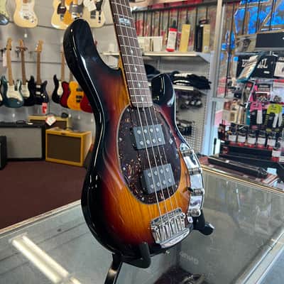 2010 Ernie Ball Music Man Ball Family Reserve 4-String Electric StingRay 3 EQ HH Bass Guitar in Vintage Sunburst image 4