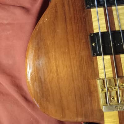 Olivo, Rare 80's, Alembic style, 1982-83 - Clear gloss finish over Padauk image 13