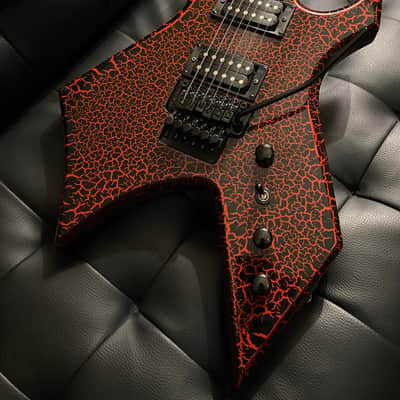 Pre Loved B.C Rich Ltd Ed Stranger Things "Eddie's Guitar" Warlock | Crackle image 1