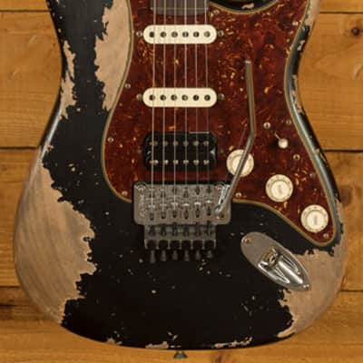 Fender Custom Shop 69 HSS Strat | Super Heavy Relic Black image 3