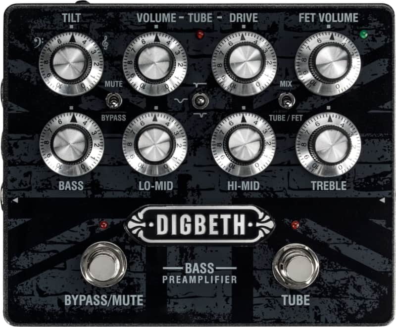 Laney Digbeth Preamp Bass Effects Pedal image 1