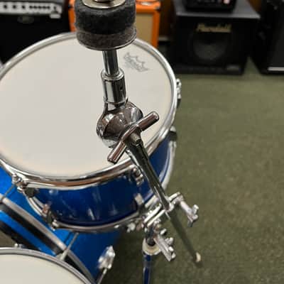 Ludwig 5pc Hollywood Outfit With Supra-phonic Snare - 8x12 / 9x13 / 16x16 / 14x22" Drum Set Keystone Badges 1966 - 1968 - Blue Sparkle / Vintage Hardware (SPEED KING, SPUR-LOK & More) image 21