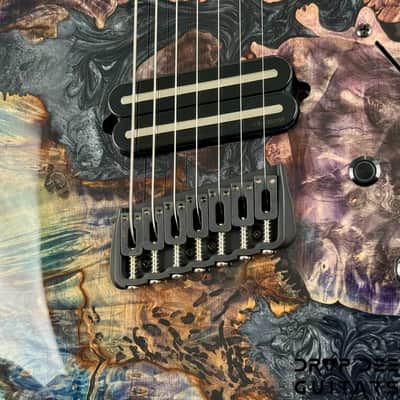 Legator Ninja X7F Multiscale 7-String Electric Guitar w/ Bag - Coral image 7