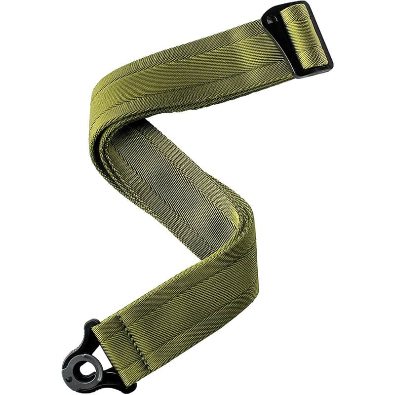 D'Addario Auto Lock Guitar Strap Moss