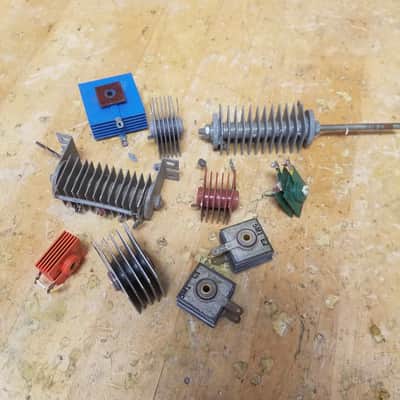 Unknown lot 10 Selenium Rectifier diode stack tube amp vintage USA 1950s - 1960s image 1