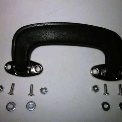Guitar Case Handle Vintage Chipboard Case handle with Complete installation mounting hardware Kit! image 3