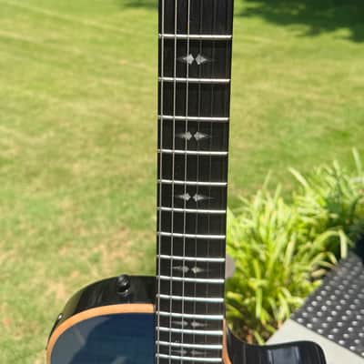 Taylor T5z Pro Pacific Blue Figured Maple w/ Graph Tech Ratio Tuners + OHSC | Excellent image 3