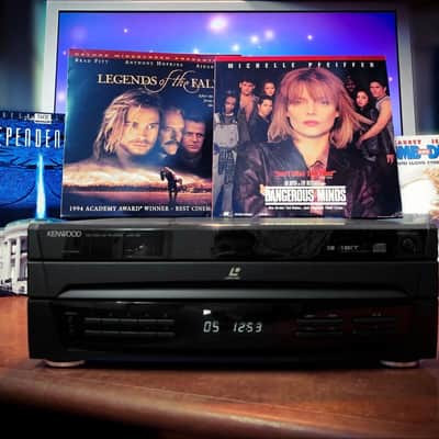 KENWOOD LVD-59 🌈RaRe🌈 Vintage LaserDisc Player Movie Bundle image 1