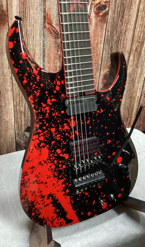 Schecter Sullivan King Banshee-7 FR-S Obsidian Blood image 1