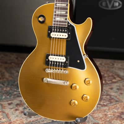 Gibson Custom Shop Limited Edition 1957 Les Paul Reissue Murphy Lab Electric Guitar - Goldtop Dark Back Light Aged with Hardshell Case image 3