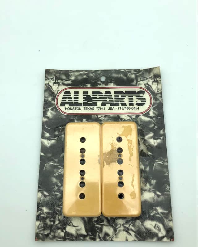 Allparts NOS P-90 Soapbar Pickup Covers Set for Les Paul Special Creme Cream 19?? image 1