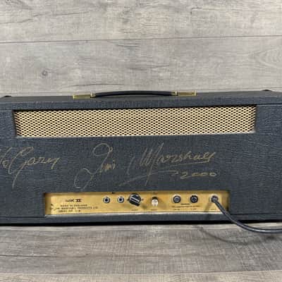 Marshall JMP 50-Watt Head 1974 - Signed by Jim Marshall! image 2