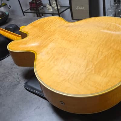 1951 Epiphone Zephyr Emperor Vari-Tone Regent Venetian Cutaway Flame Blonde New York Varitone American Vintage 50s 1950's USA Hollow Body Archtop Pre-Gibson Electric Guitar image 18