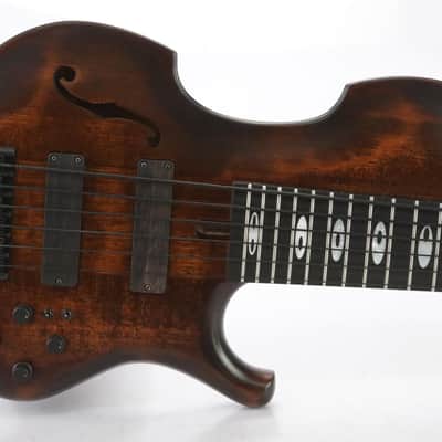 Marleaux Contra Semi-Hollowbody 6-String Electric Bass Guitar w/ Calton Case #44689 image 2