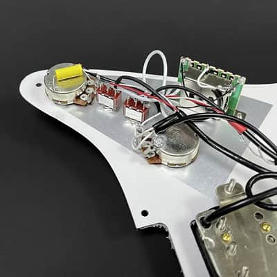 Abalone Pearl HH Stratocaster Strat Style Guitar Prewired Loaded Pickguard in Abalone Pearl image 2