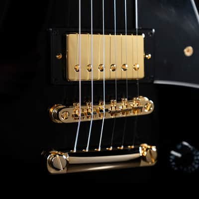 Epiphone Inspired By Gibson Custom Les Paul Custom - Ebony #4680 image 5