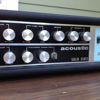 Acoustic Control Corp. Model 260 Amplifier Head Circa: 1968-70 image 2