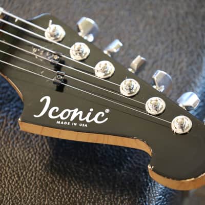 Iconic Guitars Custom Solana Vintage Modern S-Style Guitar Aged Black Relic + OHSC image 11