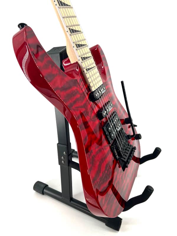 Jackson JS34Q Dinky DKA-M 2023 - Transparent Red Quilt Maple Top image 1