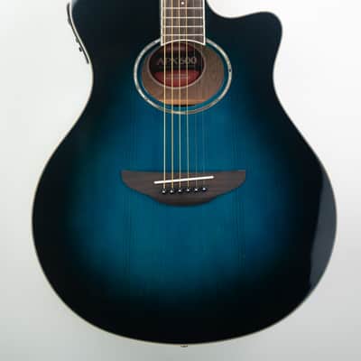 Yamaha APX 600 Oriental Blue Burst image 1