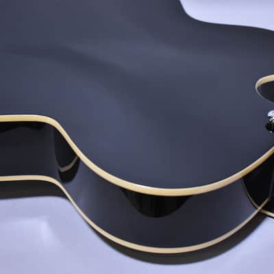 D'Angelico Premier EXL-1 Hollowbody Archtop Electric Guitar Black Finish image 13