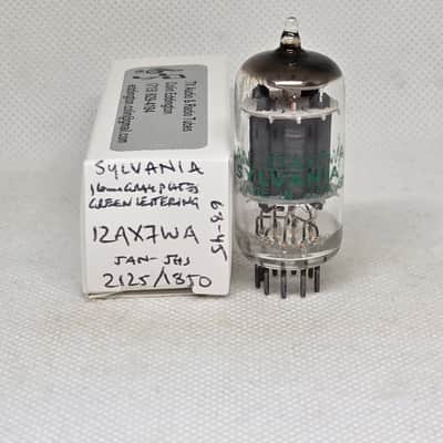 Sylvania JAN 12AX7WA Gray Plate Balanced Single NOS ECC83 12AX7 12AX7A