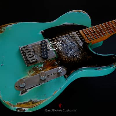 Fender Telecaster Seafoam Green Heavy Aged Relic image 9