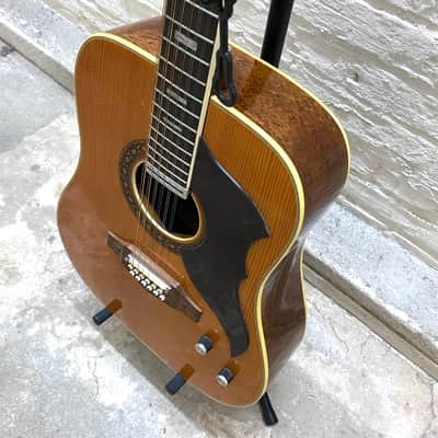 🎸 EKO RANGER 12 ELECTRA / 1974 / natural / acoustic guitar / vintage & rare image 3