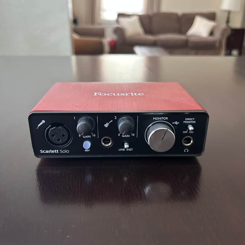 Focusrite Scarlett Solo 2nd Gen USB Audio Interface