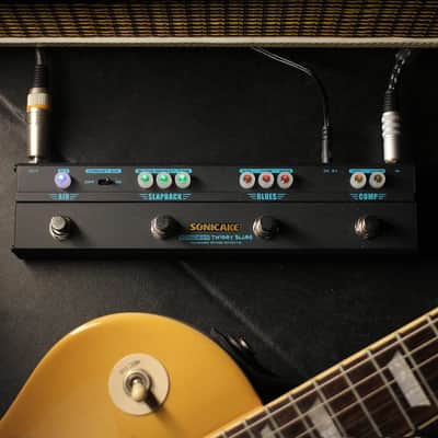 SONICAKE Guitar Multi Effect Pedal Overdrive Compressor Delay Reverb Guitar Pedal Twiggy Blues Vintage Blues Retro Rock Tone With Cab Sim image 7