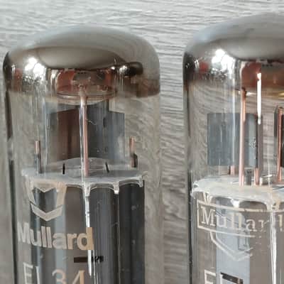 Exceptional ANOS MULLARD el34 XF2 matched quad Blackburn WELDED PLATE 6CA7 THE HOLY GRAIL for Hiwatt Orange Marshall image 8