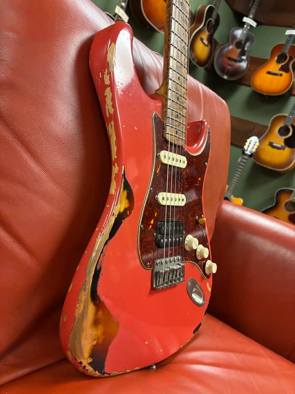 2017 LsL Instruments Saticoy Nacho Red over Three Tone Sunburst