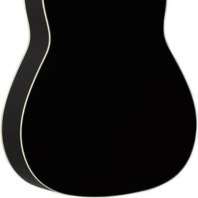 Yamaha FG-TA TransAcoustic Acoustic-Electric Guitar - Black image 2